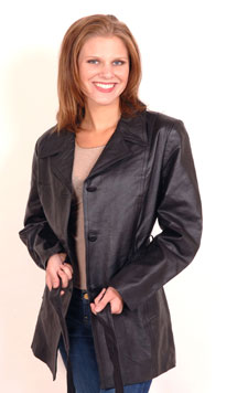 A38 Ladies Belted Jacket