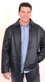 M208 MENS LEATHER   JACKET