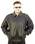 G108 Men's Leather Waist Jacket