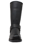 MB1442 Mens Ride Tecs Leather 13 inch Harness Boots with Square Toe and Zipper front View
