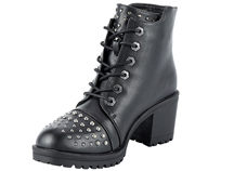 Click here to go to WB7002 Vegan Lace Boots with Studs