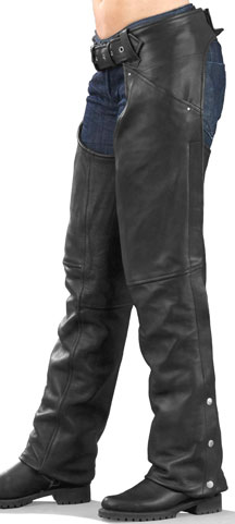 LCH1173 Ladies Biker Leather Chaps