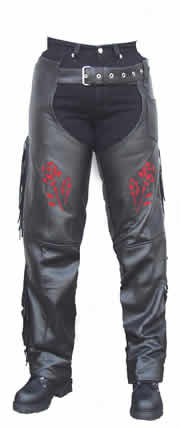 ROSE LEATHER CHAPS SALE $139.95