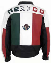 MEXICO MENS LEATHER WASIT JACKET
