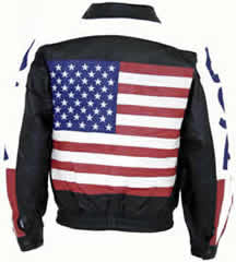 USA1  MENS LEATHER  WAIST JACKET 