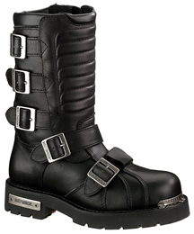D1687 SIDE LIGHT MENS LEATHER BOOTS