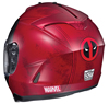 Marvel® Deadpool® Motorcycle IS-17 Helmet Back View
