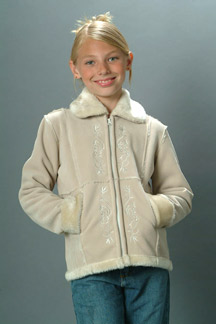 Girls Faux Fur Jacket