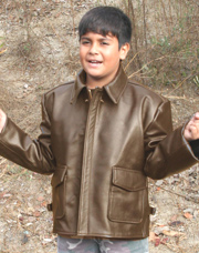 Kids Indiana Jones Leather Jacket Made in the USA