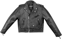 K1010 Girls Biker Leather Jacket