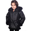 K103 Girls Coat Hood Off