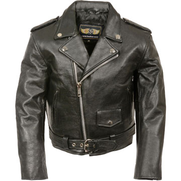 K2800 Kids Leather Biker Jacket