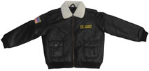 The Kids K25580 Aviation Bomber Jacket with Army Military Patches