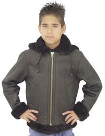 KIDS B3 BLACK BOMBER JACKET