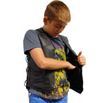 KV392 Kids Vest with Laces