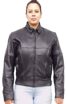 LADIES 2011 MOTORCYCLE LEATHER JACKET SALE $199.95