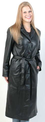 Leather Coat Ladies