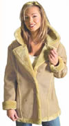 S21000 LADIES SUEDE WITH FUR JACKET