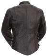 LC177 Ladies Motorcycle Racer Jacket Back View