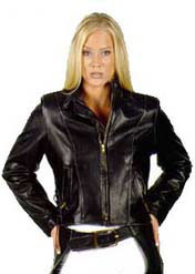  Ladies Leather Short Jacket