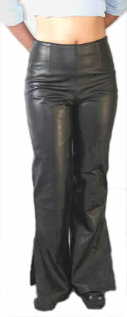 P9 LADIES LAMBSKIN LEATHER HIPSTER PANTS