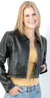 A16 Short Leather Jacket $59.95