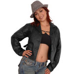 A32 Ladies Short Button Jacket