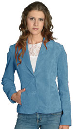 PSW810 Ladies Suede Blazer Jacket