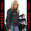 Ladies Joe Rocket Sonic Leather Hibrid Jacket