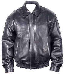 B260 Mens Leather Waist Jacket