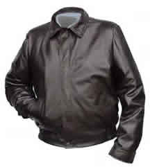 CARL MENS LEATHER  WAIST  JACKET