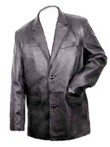 A110  MENS BLAZER LEATHER JACKET 