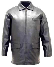 A104 Napa Leather Stadium Jacket with Zipper
