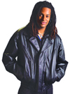 A22046 Mens Waist Leather Jacket