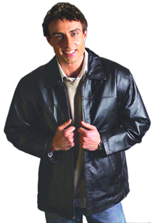 Style A22054  Mens  Lamb Waist Jacket  -- San Diego Leather Jacket