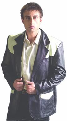 Style A24110 Mens  Leather  Western Blazer  -- San Diego Leather Jacket