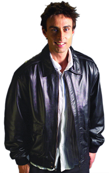 B28400 MENS LEATHER WASIT JACKET