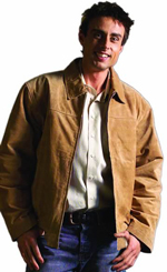 S23712 MENS  LEATHER SUEDE SHIRTS  JACKET