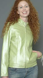 W52S Ladies Pearl Green Short Jacket