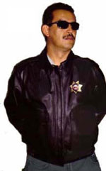 A2 Police Leather Bomber Jacket USA Made