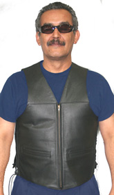 Mens USA Made Vest with Zipper