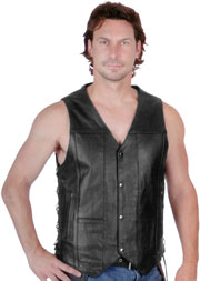 Mens V2632 10 Pockets Vests with side lacing