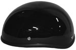 Bullet Beanie Novelty Helmet Glossy Black