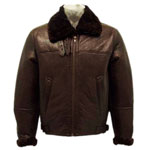 B3 Brown Bomber Fur Coat