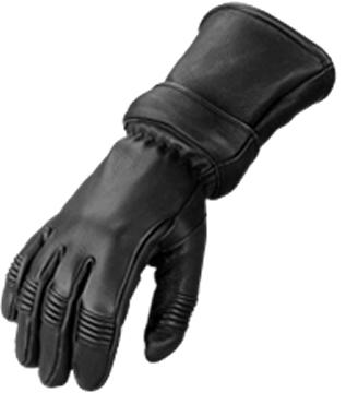 Style 852 Leather Deerskin Gauntlet Glove with zip out gauntlet portion