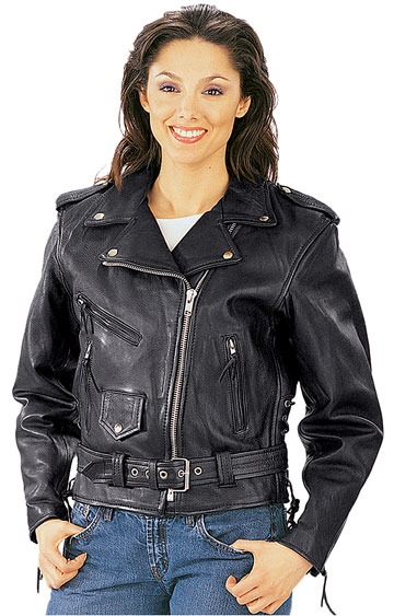 C11 Ladies Biker Jacket Click Here for Large View