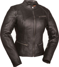 Ladies Euro Leather Jacket