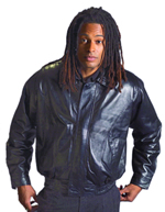A22006 Leather Waist Jacket