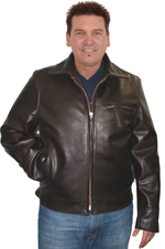 Highway Man Leather Biker Jacket