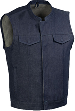 Click here for the VDM691 Blue Denim Club Vest with Zipper